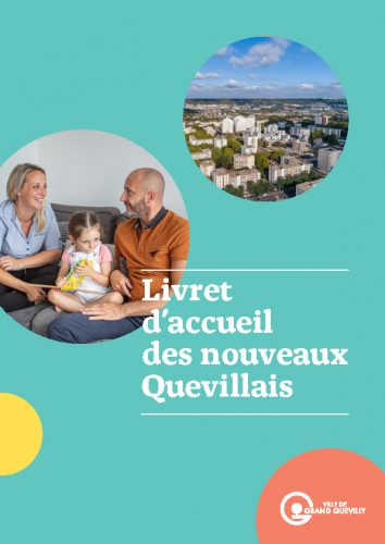 Couverture du livret d'accueil des nouveaux Quevillais