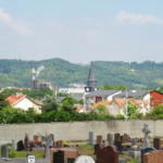 Le Bourg vue du cimetière