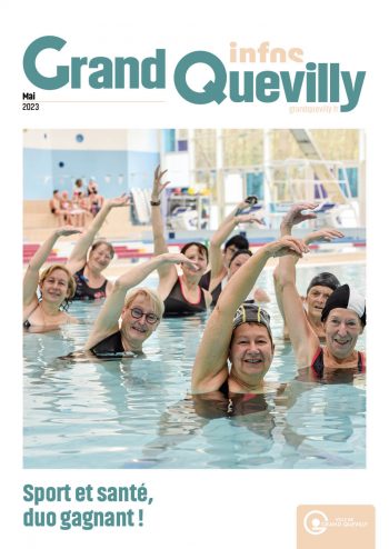 couverture du grand quevilly infos avec des femmes qui font de l'aqua gym