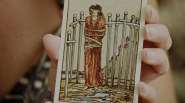 Une carte de tarot de divination