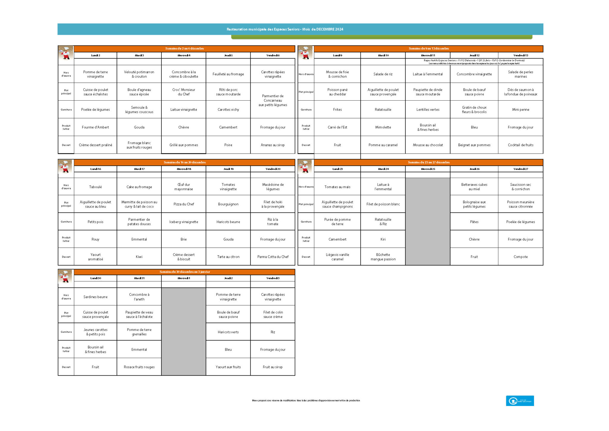 menu espaces seniors