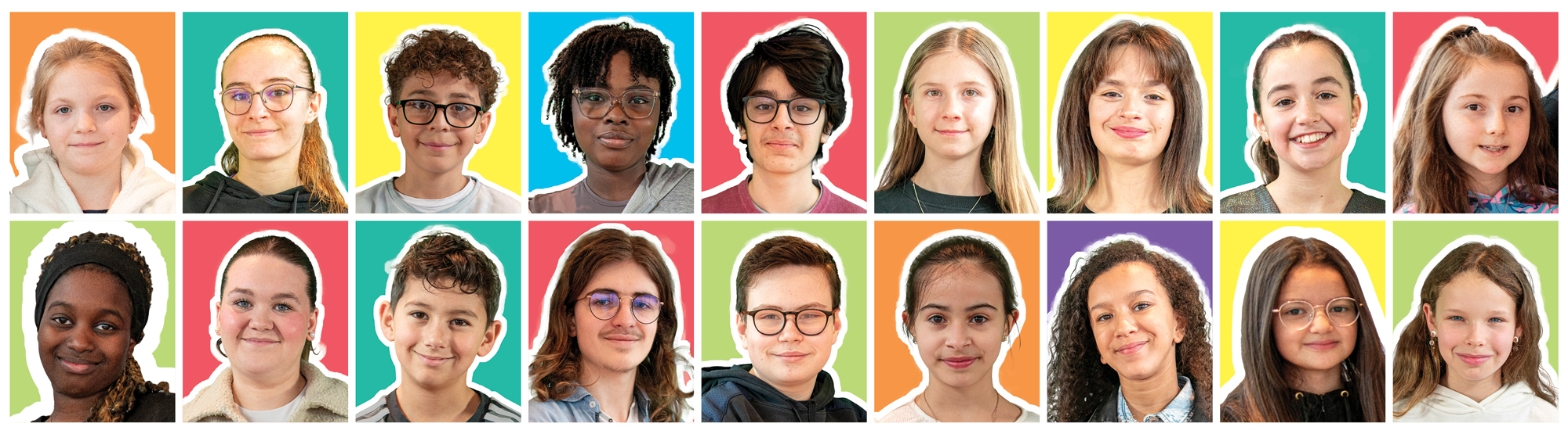 des portraits des jeunes des conseils de jeunes et d'ados