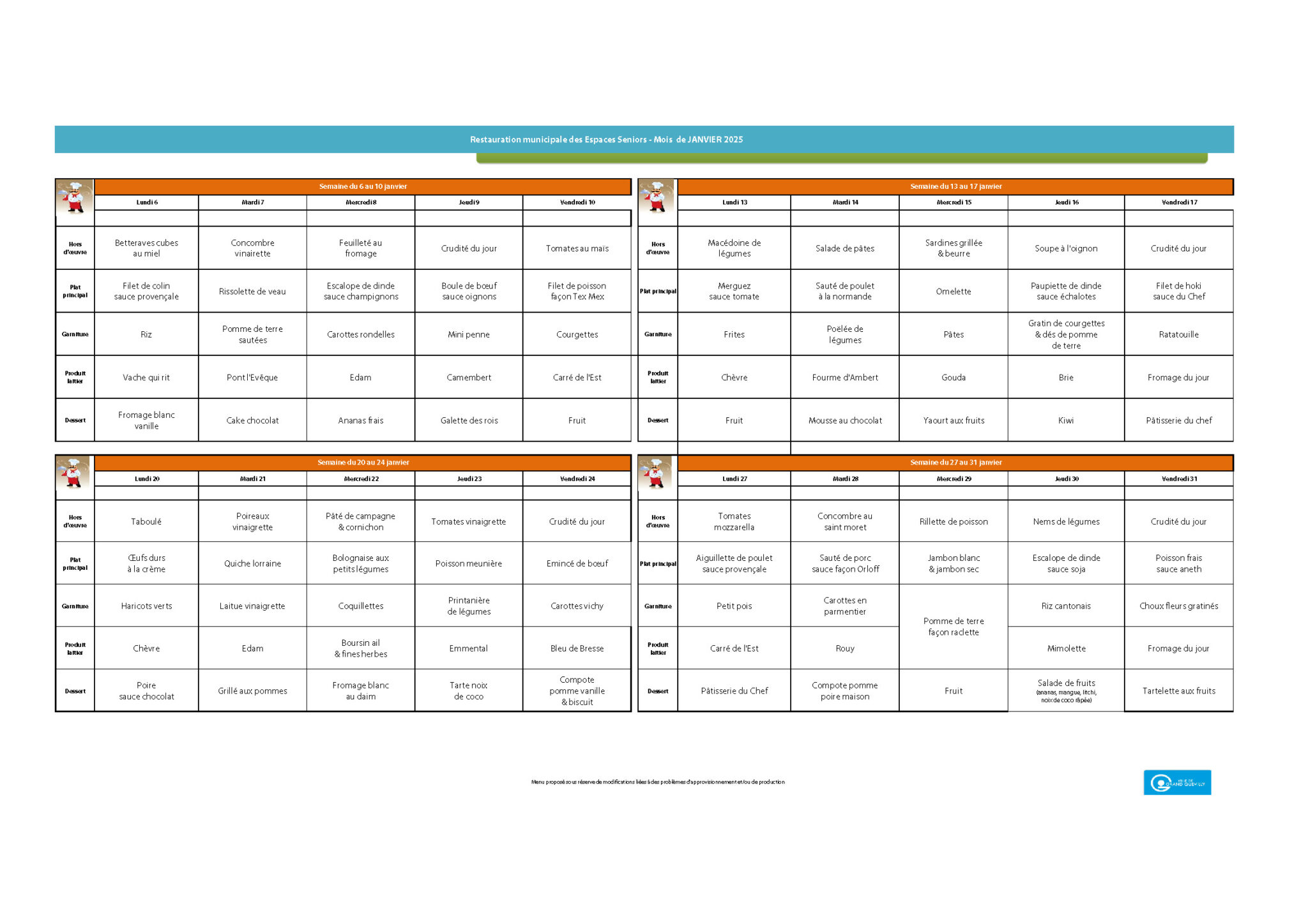 menu espaces seniors