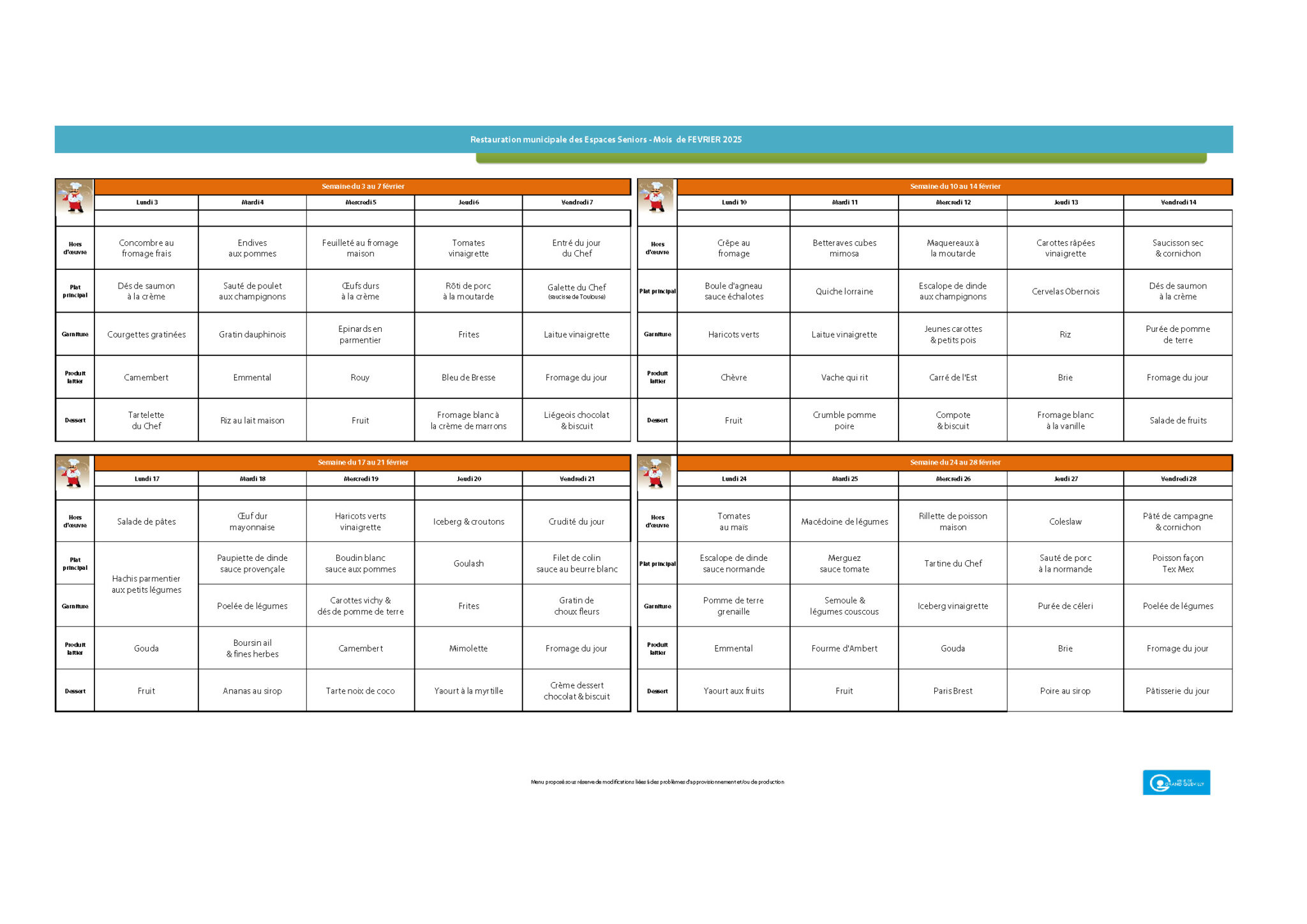 menu espaces seniors