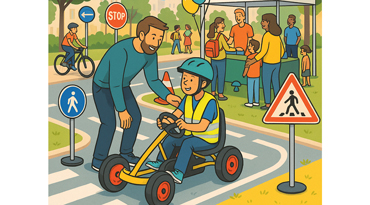 illustration d'un adulte et d'un enfant